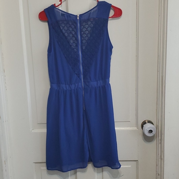 FAISCA BLUE LACE POLYESTER SMALL DRESS - Picture 2 of 4